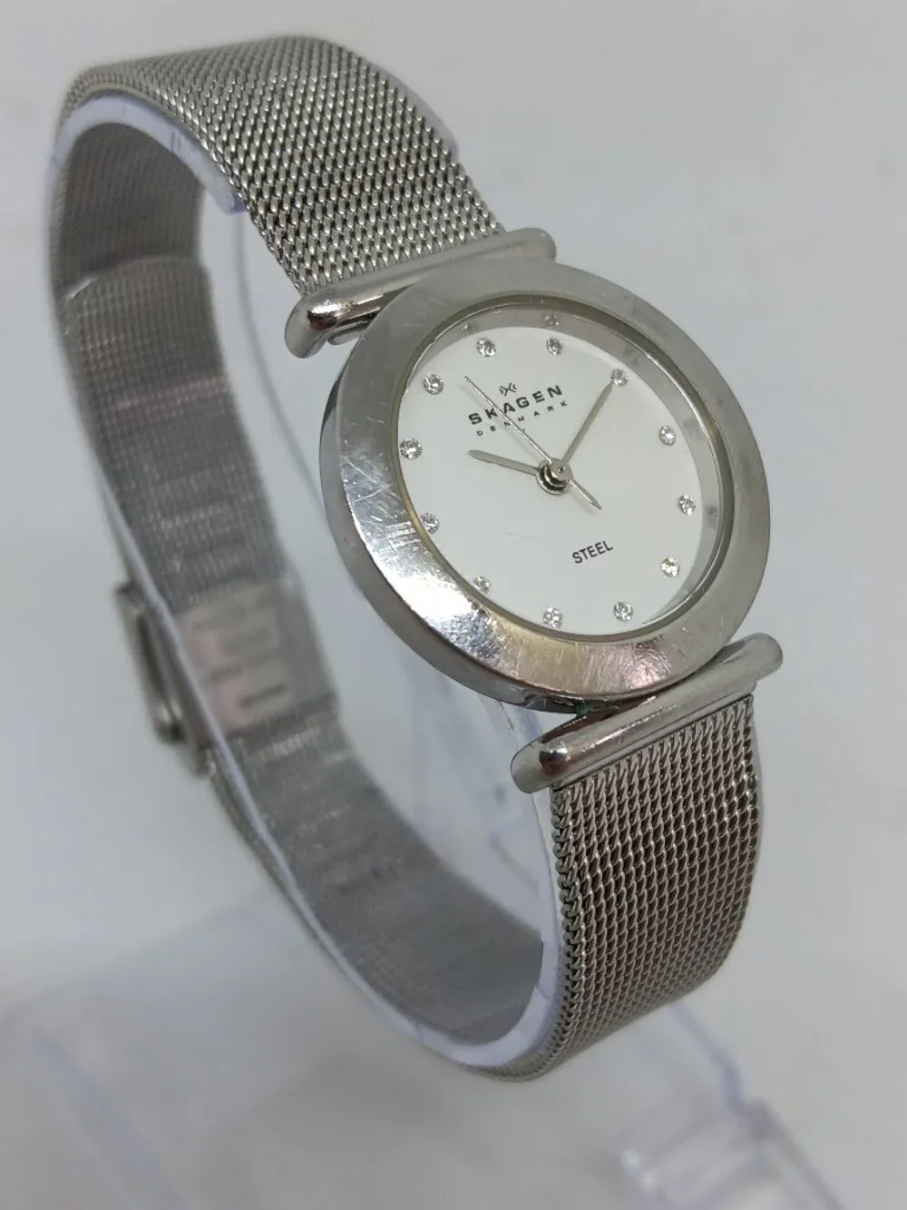 Skagen 107SSSD Women's 25mm S/ Steel Mesh Band Slim Profile Quartz Watch